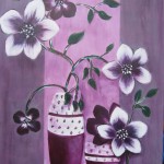 Blumen im jetzt (50 x 70 cm)